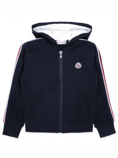 Kids Logo Patch Hood Zip up Navy 8G00008 809AG 778 271215 1064695 - MONCLER - BALAAN 1