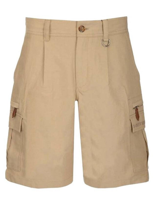 Logo Pocket Embroidery Bermuda Shorts Beige - BURBERRY - BALAAN 2