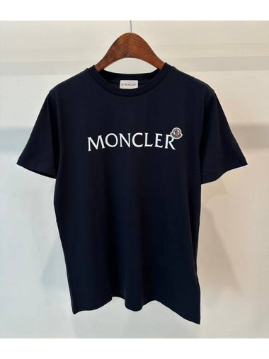 Kids T Shirt J29548C00003 Navy 8 10A - MONCLER - BALAAN 1