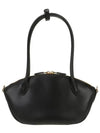 Small Leather Hand Shoulder Bag Black - PRADA - BALAAN 4