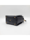 Small One-Stud Tote Bag Black - VALENTINO - BALAAN 6