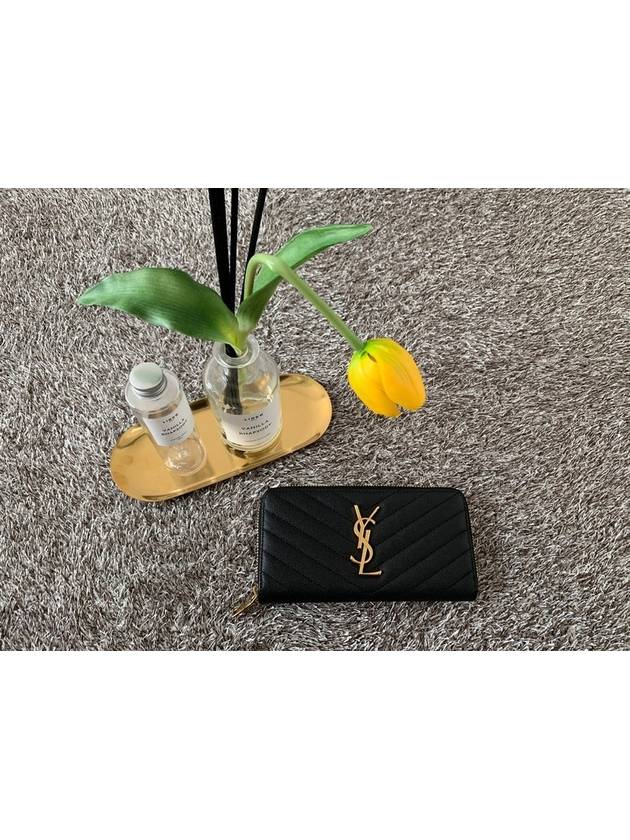 YSL matelass gold zipper long wallet - YSL BEAUTY - BALAAN 2