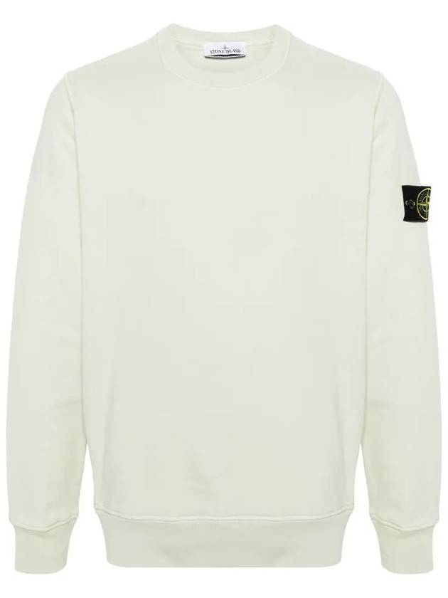 Wappen Patch Garment Dyed Sweatshirt Pistachio - STONE ISLAND - BALAAN 3