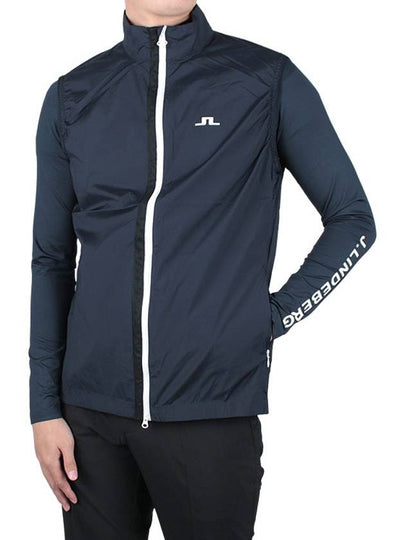 Ash Stretch Wind Light Packable Vest Navy - J.LINDEBERG - BALAAN 2