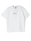 Logo Print Short Sleeve T-Shirt White - STONE ISLAND - BALAAN 2