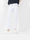 Perfect Regular Straight Fit Span Jeans White - GOLD PERCENT - BALAAN 2