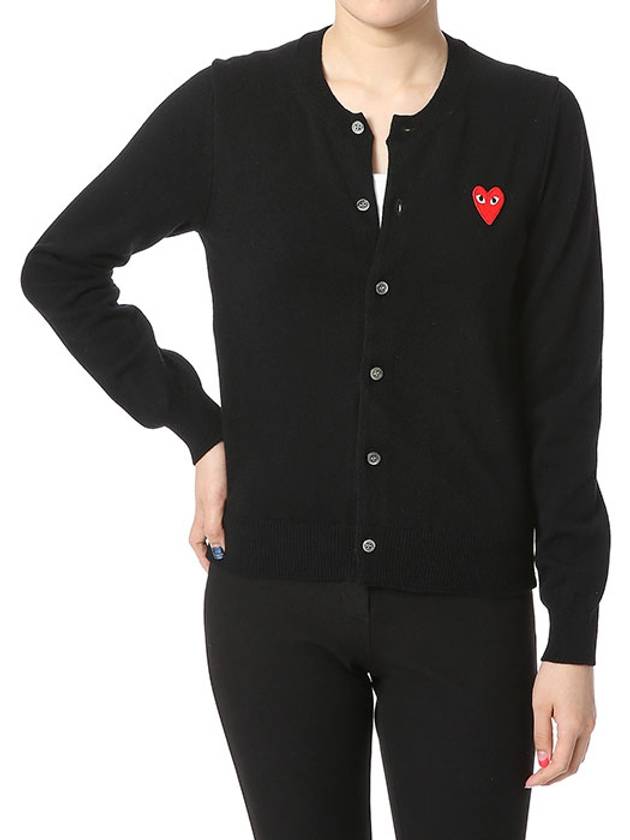 Comme des Gar ons Red Waffen Women s Cardigan AZ N007 051 1 - COMME DES GARCONS PLAY - BALAAN 5