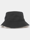 Vintage Check Reversible Bucket Hat Black - BURBERRY - BALAAN 4