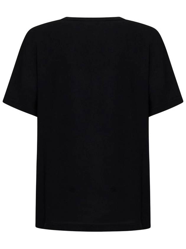 Fabiana Filippi Black Viscose T-Shirt - FABIANA FILIPPI - BALAAN 2