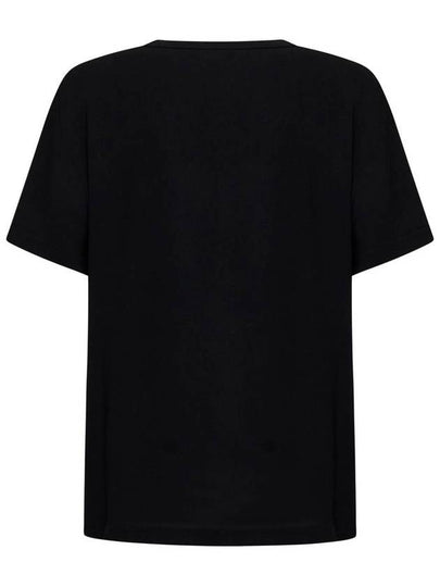 Fabiana Filippi Black Viscose T-Shirt - FABIANA FILIPPI - BALAAN 2