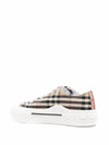 Vintage Check Cotton Sneakers Archive Beige - BURBERRY - BALAAN 3