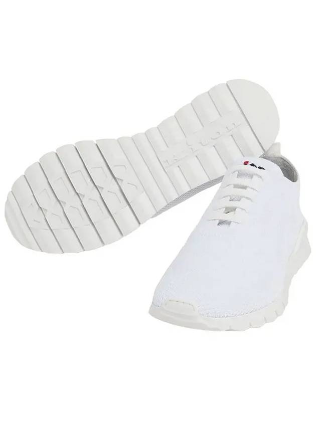 FIT Knit Low Top Sneakers White - KITON - BALAAN 4