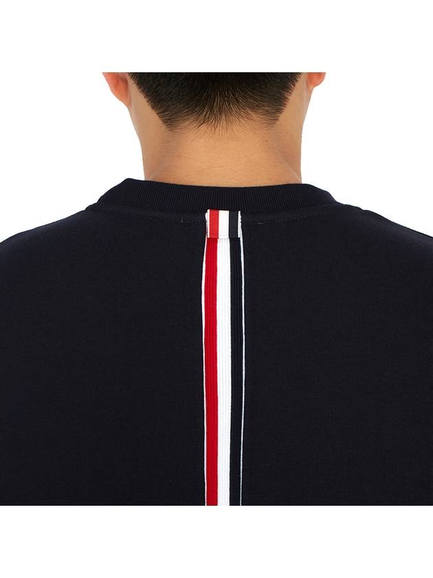 Center Back Stripe Crewneck Sweatshirt Navy - THOM BROWNE - BALAAN 9