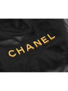 22 Backpack Large Black Gold Plated 74163 - CHANEL - BALAAN 5