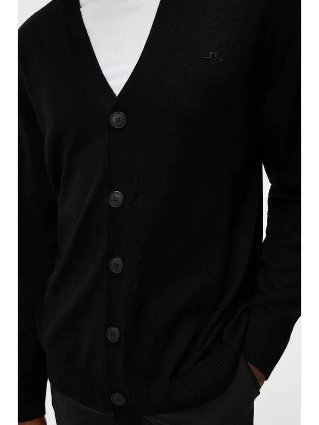 Men s Lucas Golf Knit Cardigan Black GMKW09634 9999 - J.LINDEBERG - BALAAN 6