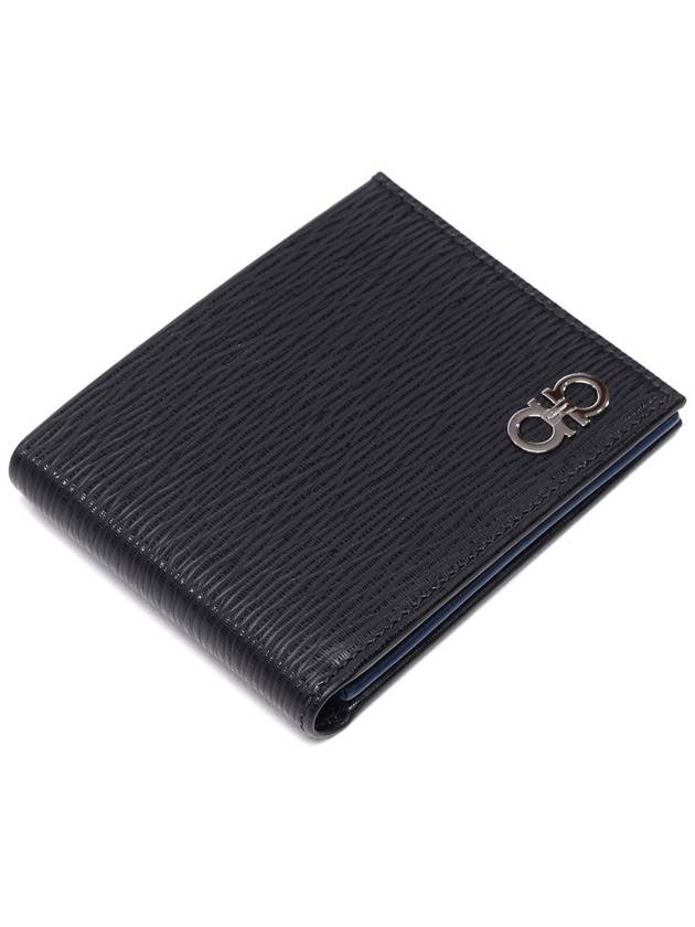 ID Window Gancini Half Wallet Black - SALVATORE FERRAGAMO - BALAAN 6