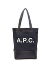 Logo Denim Axelle Tote Bag Navy - A.P.C. - BALAAN 2