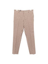 Men's Gingham Check Wool Straight Pants Beige Brown - BURBERRY - BALAAN 1