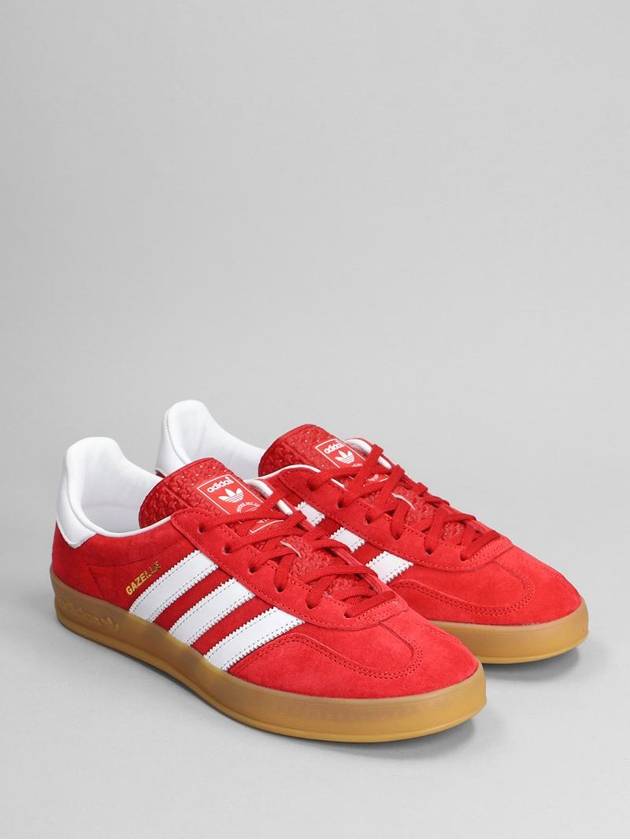 Gazelle Indoor Low Top Sneakers Red - ADIDAS - BALAAN 3