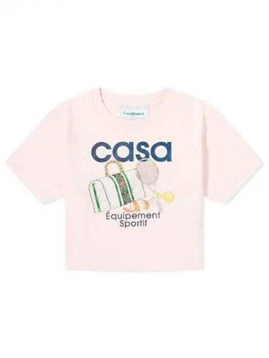 Graphic printing crop t shirt 270118 - CASABLANCA - BALAAN 1