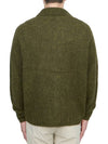 Wool Cardigan Dark Olive - ACNE STUDIOS - BALAAN 5