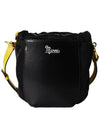 Logo Drawstring Bucket Bag Black - MARNI - BALAAN 2