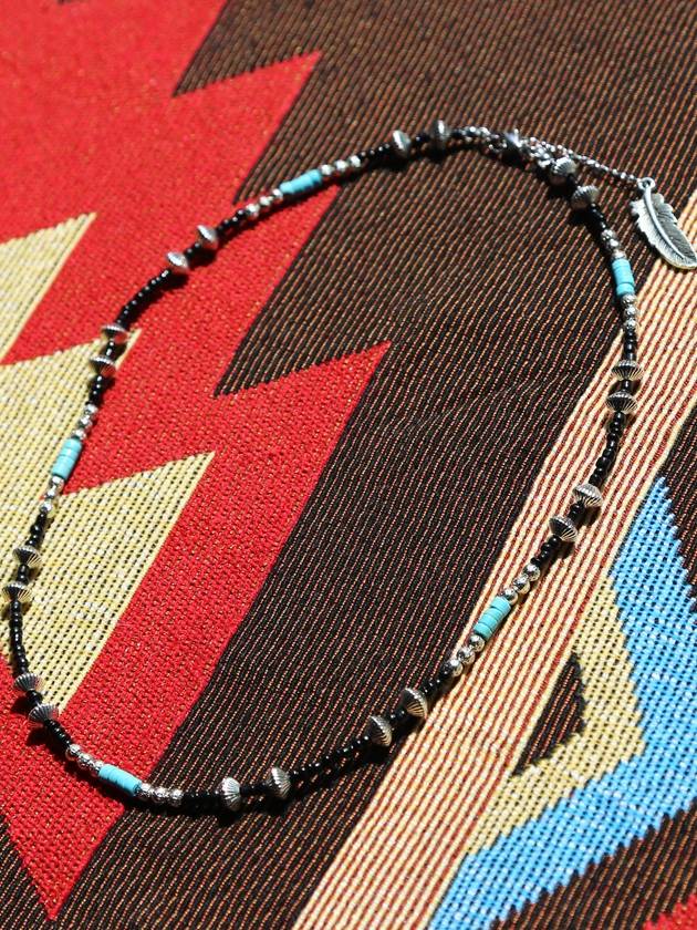 Turquoise Hogan Beads Necklace - KND - BALAAN 2