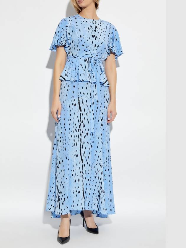 Diane Von Furstenberg Dress Levana, Women's, Blue - DIANE VON FURSTENBERG - BALAAN 3