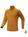 Men's Rho Heavyweight Zip Neck Long Sleeve T-Shirt Yellow - ARC'TERYX - BALAAN 2