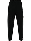 Signature Wappen Patch Cotton Baggy Pants Black - STONE ISLAND - BALAAN 5