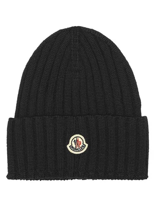 Beanie Black 3B00036 A9327 999 - MONCLER - BALAAN 1