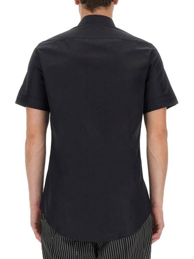 Men's Logo Classic Short Sleeve Shirt Black - VIVIENNE WESTWOOD - BALAAN 6