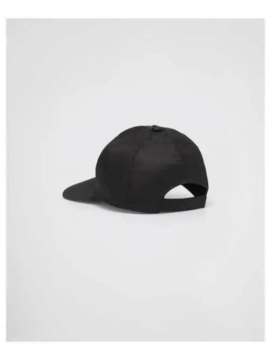 triangle logo re-nylon ball cap black - PRADA - BALAAN 2