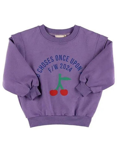 Sweatshirt B224AC055 551 Circle Logo Cherry Kids - BOBO CHOSES - BALAAN 1