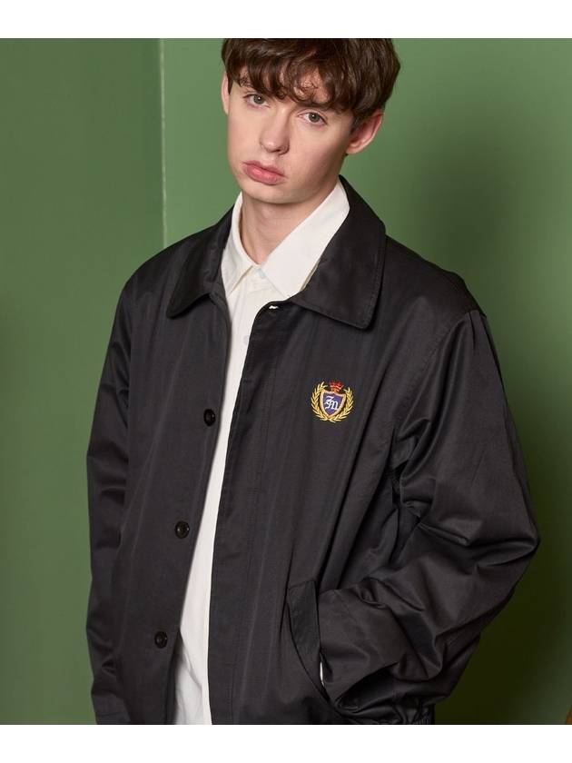 OVERFIT BLOUSON JACKET BLACK - ZIZEMUSEUM - BALAAN 2