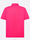 Couture Polo Shirt Fluorescent Pink - DIOR - BALAAN 4