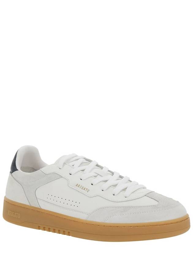 'Dice T-Toe' White Low Top Sneakers With Logo Patch On The Tongue And Logo Lettering On The Rear In Leather Man - AXEL ARIGATO - BALAAN 2