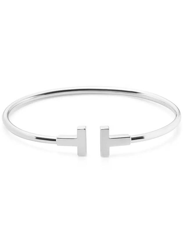 T Wire Medium Bracelet Silver - TIFFANY & CO. - BALAAN 4