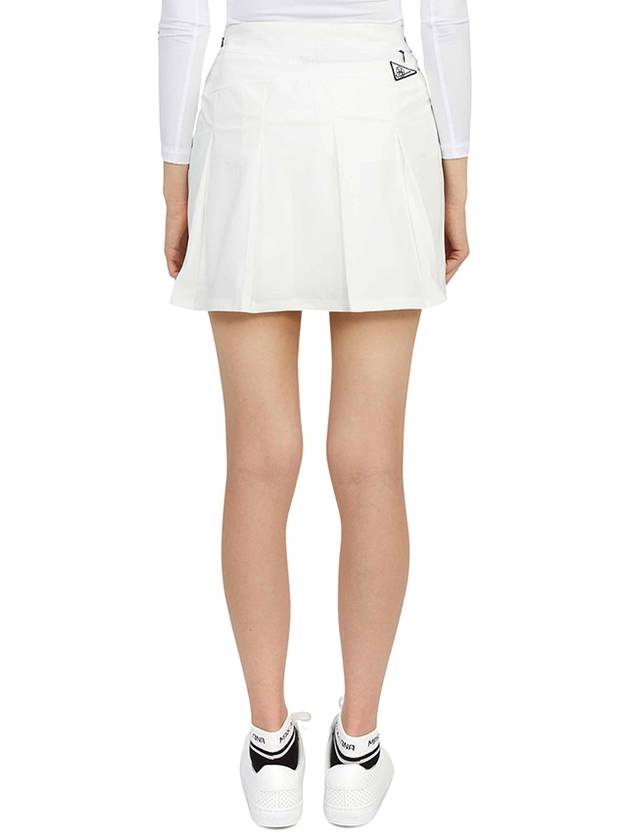 Women's Golf Moment Pleated Skirt White - HORN GARMENT - BALAAN 5