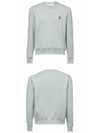 Small Heart Logo Sweatshirt Mint Green - AMI - BALAAN 5