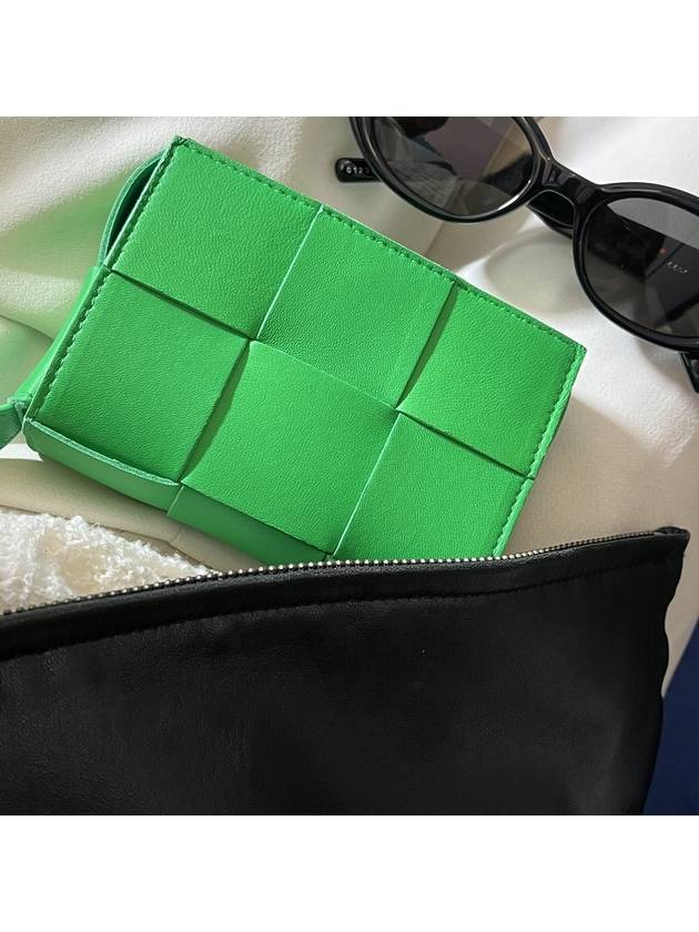 Intrecciato Cassette Small Cross Bag Green - BOTTEGA VENETA - BALAAN 5