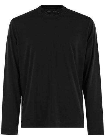 Extreme long-sleeved Giza cotton t-shirt - FEDELI - BALAAN 1