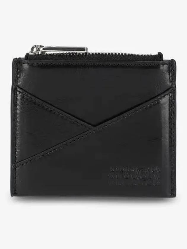 Japanese 6 Leather Card Wallet Black - MAISON MARGIELA - BALAAN 2