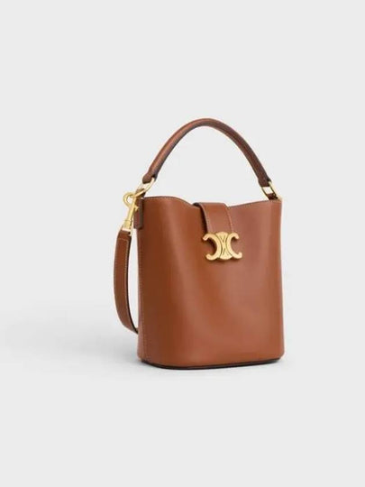 NEW Small Louise Bag Soft Calfskin TAN Bucket 119173FX9 04LU - CELINE - BALAAN 2