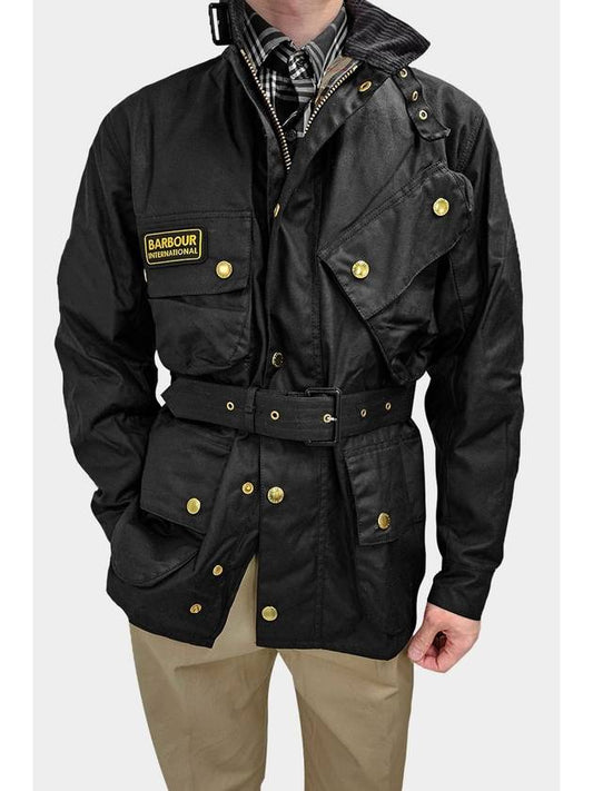 International Original A7 Wax Jacket Black MWX0004 - BARBOUR - BALAAN 1