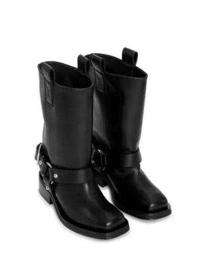 Shaft Boots Middle Boots Black - GANNI - BALAAN 2