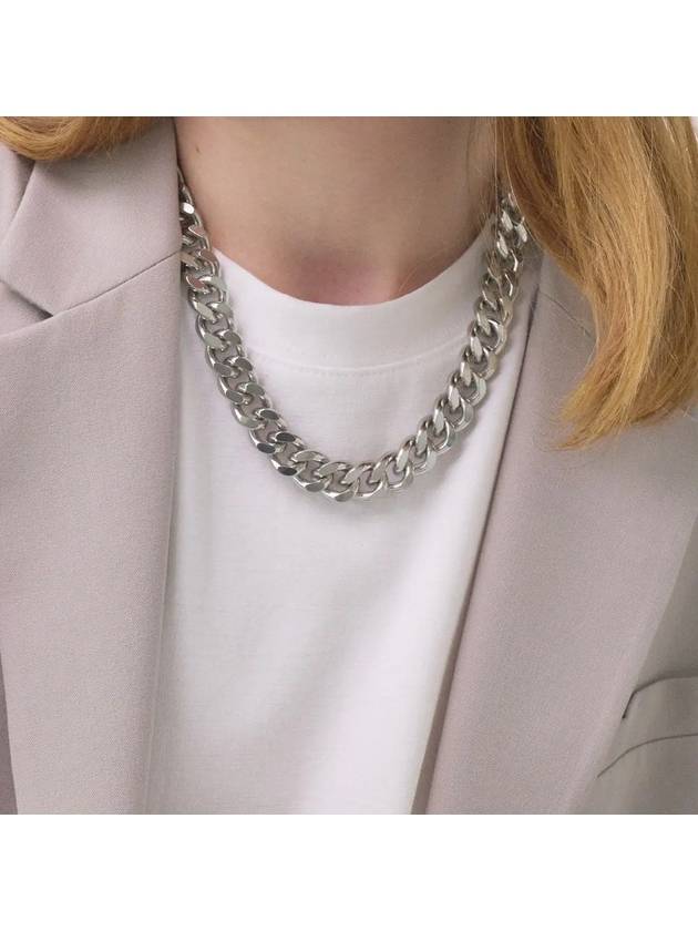 OG NO 2 Chain Surgical Steel Necklace Silver - BASSCLEF - BALAAN 3