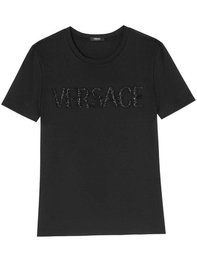 Short Sleeve T-Shirt 1014269 1A011781B000 Black - VERSACE - BALAAN 2