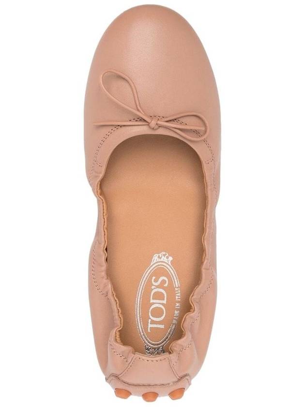 Leather Bubble Ballerina Pink - TOD'S - BALAAN 3