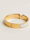 Clic H Bracelet Gold Blanc - HERMES - BALAAN 3